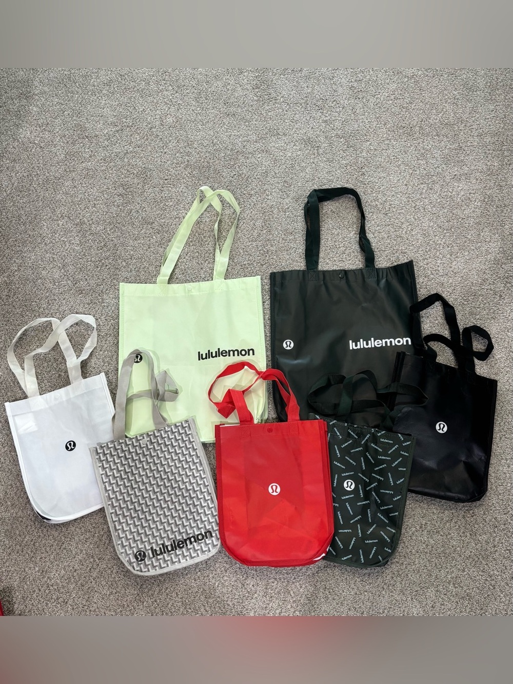 Lululemon Reusable Tote Bags Bundle